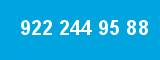922 244 95 88 922 244 95 88